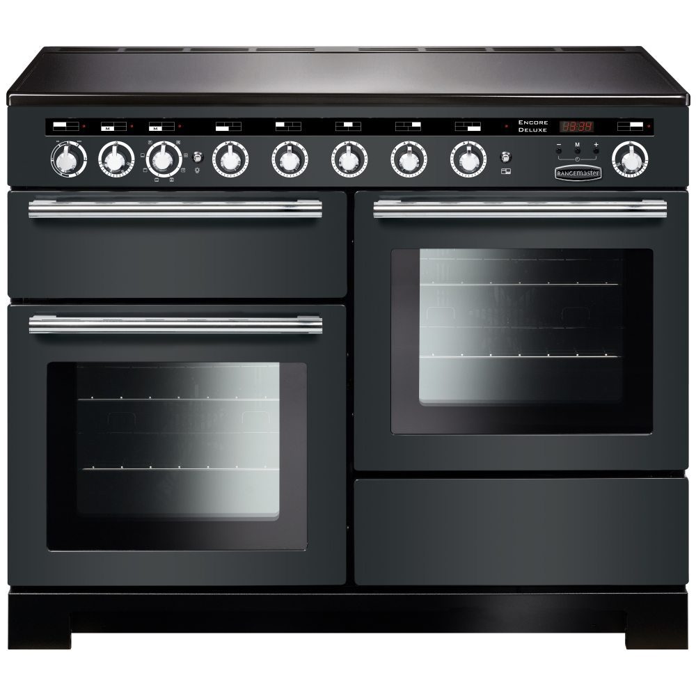 Rangemaster  Encore 110cm Deluxe Induction Range Cooker 117390 EDL110EISL/C - Slate