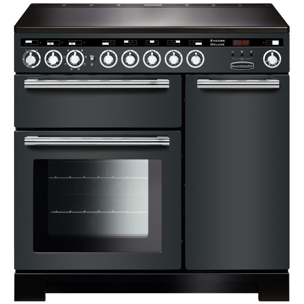 Rangemaster  Encore 90cm Deluxe Induction Range Cooker 117310 EDL90EISL/C - Slate