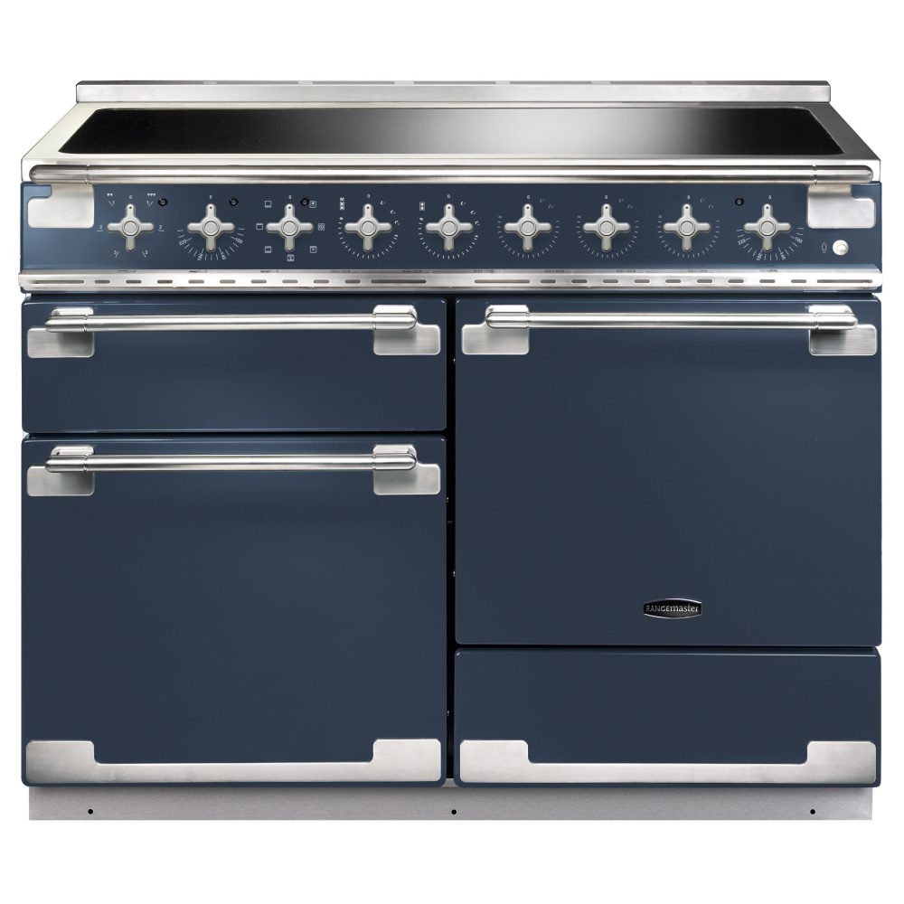 Rangemaster  Elise 110cm Induction Range Cooker 126910 ELS110EISB/ - Stone Blue