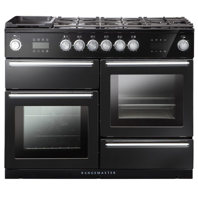 Rangemaster Nexus 110cm Dual Fuel Range Cooker With Steam 125590 NEX110SODFFCB/C - CHARCOAL BLACK Rangemaster Nexus 110cm Dual Fuel Range Cooker With Steam 125590 NEX110SODFFCB/C - CHARCOAL BLACK