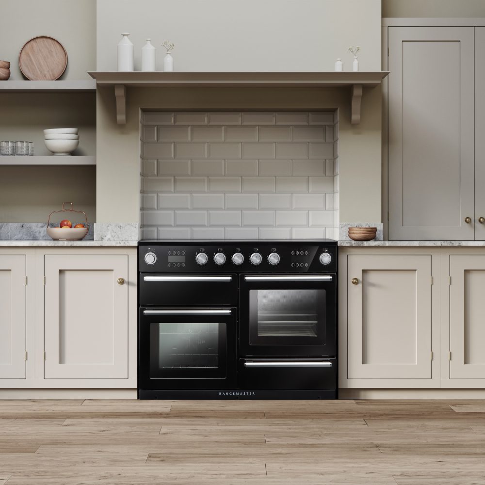 Rangemaster Nexus 110cm Dual Fuel Range Cooker With Steam 125590 NEX110SODFFCB/C - CHARCOAL BLACK Rangemaster Nexus 110cm Dual Fuel Range Cooker With Steam 125590 NEX110SODFFCB/C - CHARCOAL BLACK