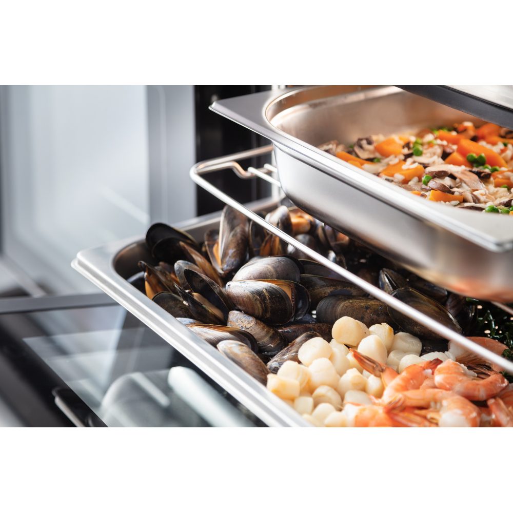 Rangemaster Nexus 110cm Induction Range Cooker With Steam 119850 NEX110SOEIIV/C - IVORY Rangemaster Nexus 110cm Induction Range Cooker With Steam 119850 NEX110SOEIIV/C - IVORY