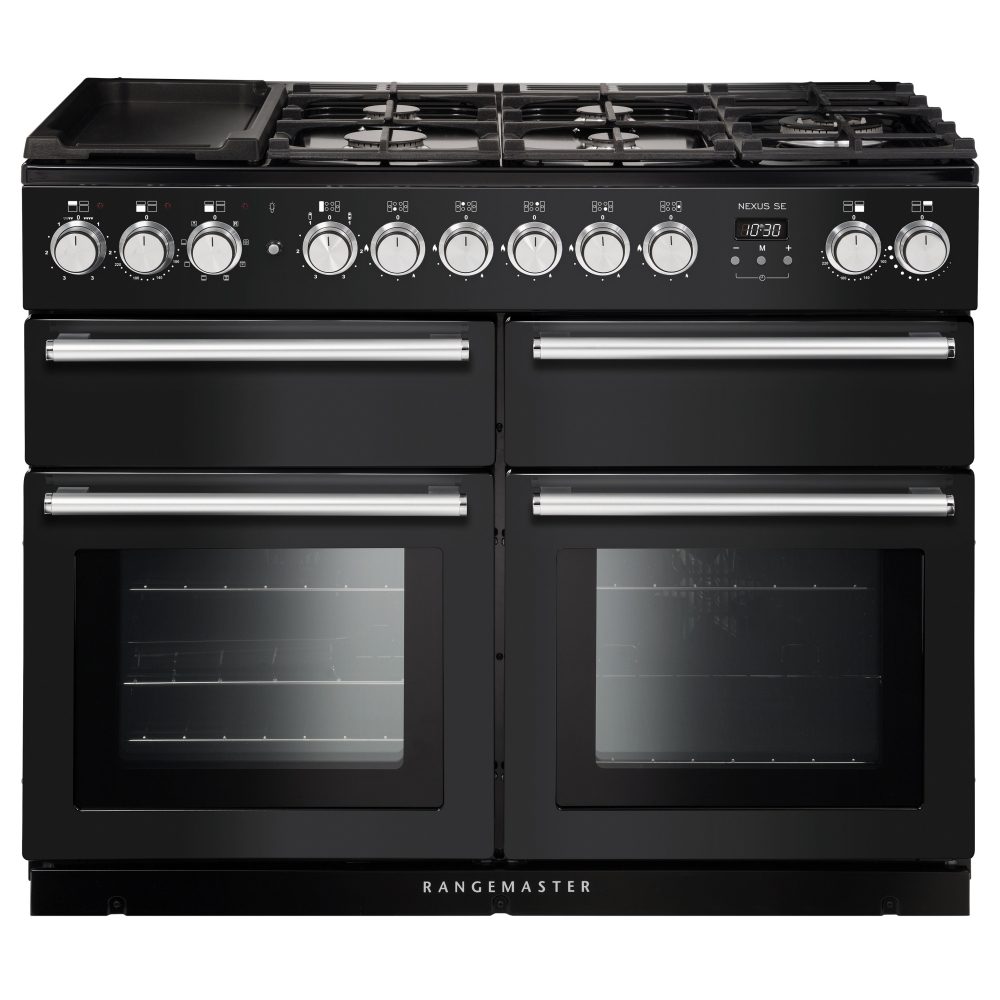 Rangemaster  Nexus SE 110cm Dual Fuel Range Cooker 125870 NEXSE110DFCB/C - Charcoal Black