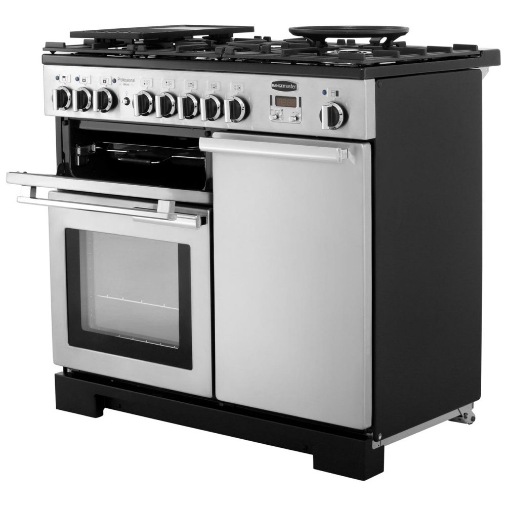 Rangemaster Professional Deluxe 100cm Dual Fuel Range Cooker 97570 PDL100DFFCR/C - Cream Rangemaster Professional Deluxe 100cm Dual Fuel Range Cooker 97570 PDL100DFFCR/C - Cream