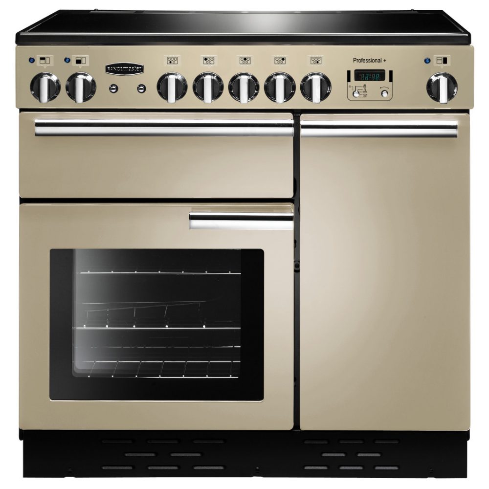 Rangemaster  Professional Plus 90cm Induction Range Cooker 91720 PROP90EICR/C - Cream