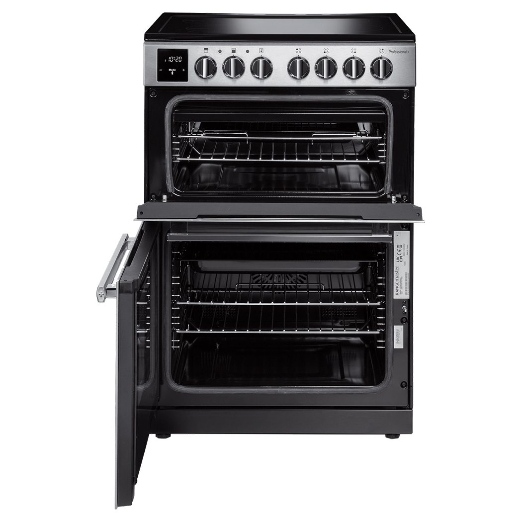 Rangemaster Professional Plus 60cm Freestanding Ceramic Cooker PROPL60ECSS/C - Stainless Steel Rangemaster Professional Plus 60cm Freestanding Ceramic Cooker PROPL60ECSS/C - Stainless Steel