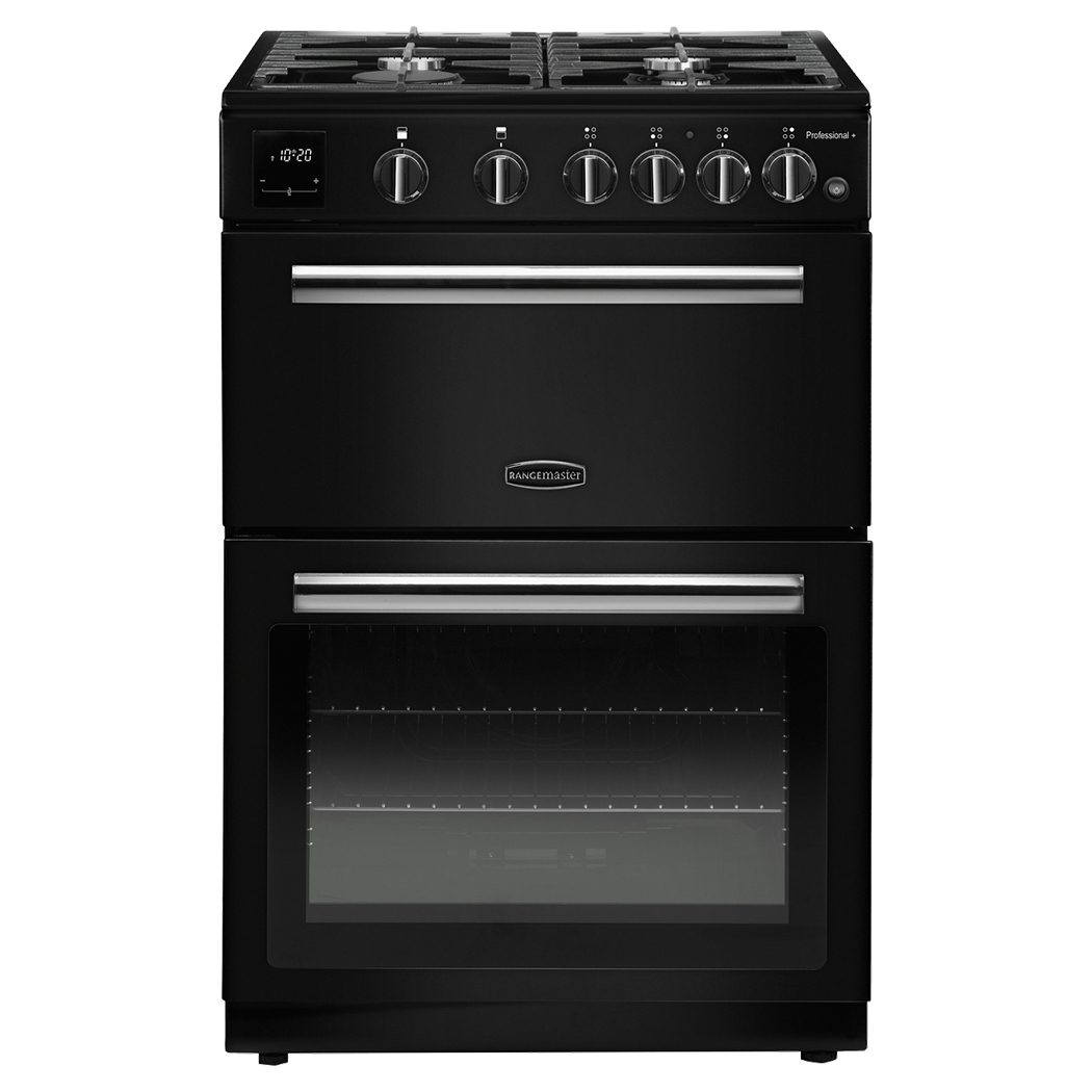 Rangemaster  Professional Plus 60cm Freestanding Gas Cooker PROPL60NGFBL/C - Black