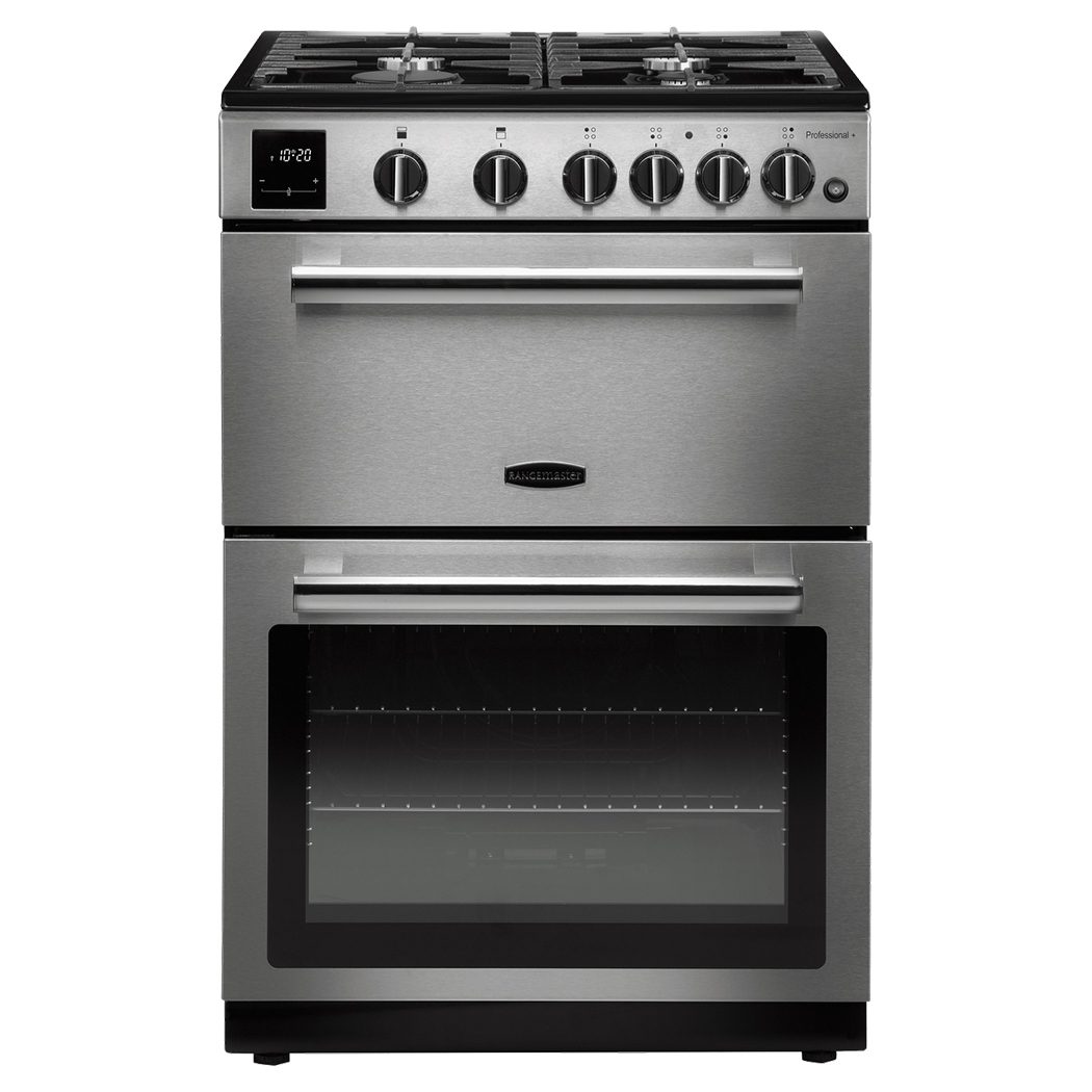 Rangemaster  Professional Plus 60cm Freestanding Gas Cooker PROPL60NGFSS/C - Stainless Steel