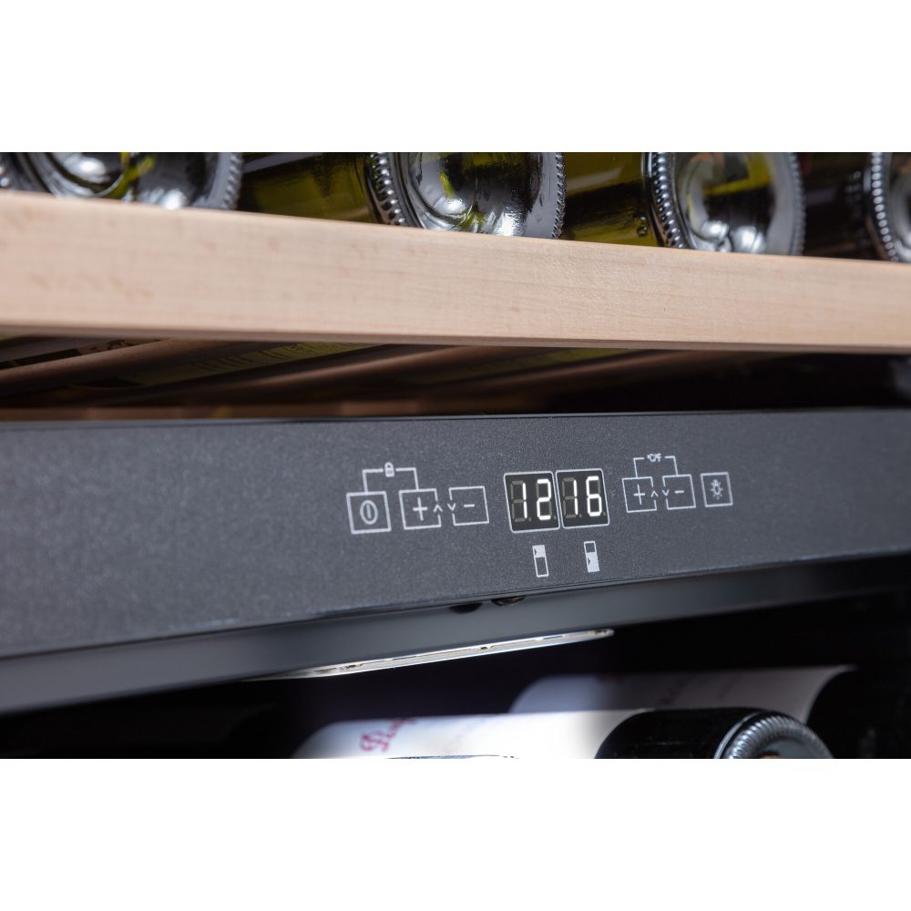 Rangemaster 60cm Undercounter Dual Zone Wine Cooler RDZ6046BL/ - Black Rangemaster 60cm Undercounter Dual Zone Wine Cooler RDZ6046BL/ - Black