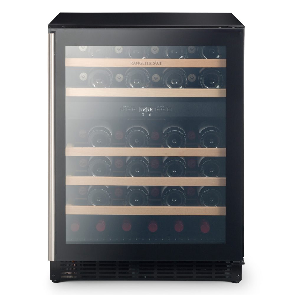 Rangemaster 60cm Undercounter Dual Zone Wine Cooler RDZ6046BL/ - Black Rangemaster 60cm Undercounter Dual Zone Wine Cooler RDZ6046BL/ - Black