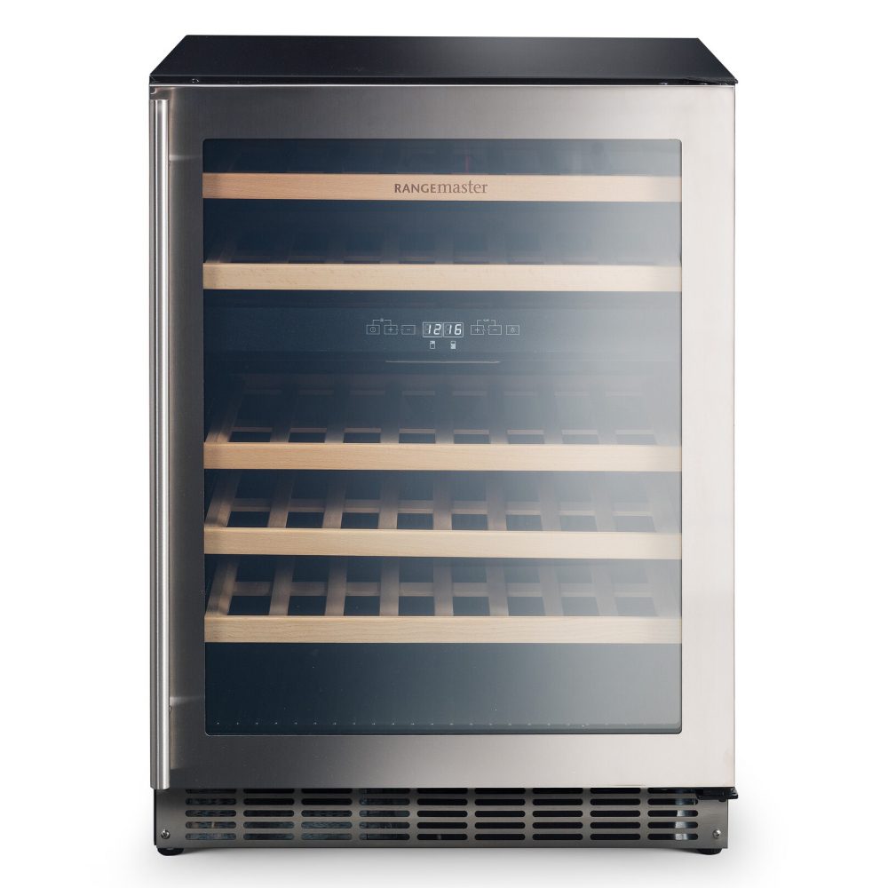 Rangemaster  60cm Undercounter Dual Zone Wine Cooler RDZ6046SS/ - Stainless Steel