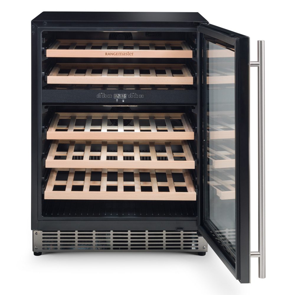 Rangemaster 60cm Undercounter Dual Zone Wine Cooler RDZ6046SS/ - Stainless Steel Rangemaster 60cm Undercounter Dual Zone Wine Cooler RDZ6046SS/ - Stainless Steel