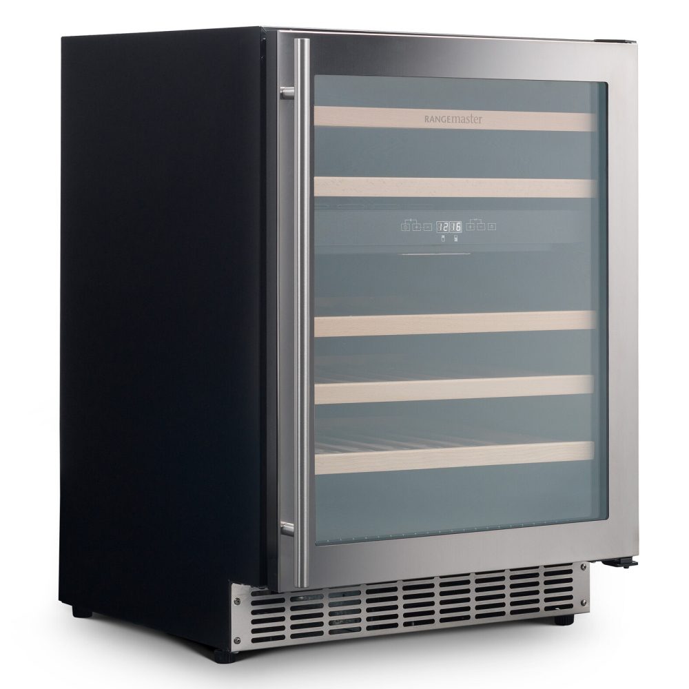 Rangemaster 60cm Undercounter Dual Zone Wine Cooler RDZ6046SS/ - Stainless Steel Rangemaster 60cm Undercounter Dual Zone Wine Cooler RDZ6046SS/ - Stainless Steel