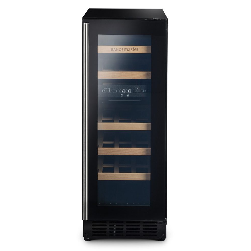 Rangemaster  30cm Undercounter Dual Zone Wine Cooler RWC3018BL/ - Black