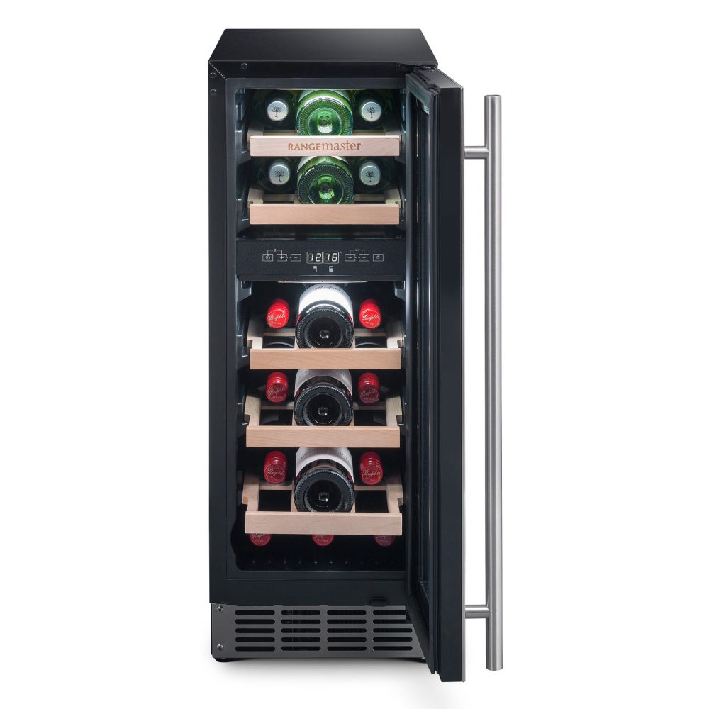 Rangemaster 30cm Undercounter Dual Zone Wine Cooler RWC3018SS/ - Stainless Steel Rangemaster 30cm Undercounter Dual Zone Wine Cooler RWC3018SS/ - Stainless Steel