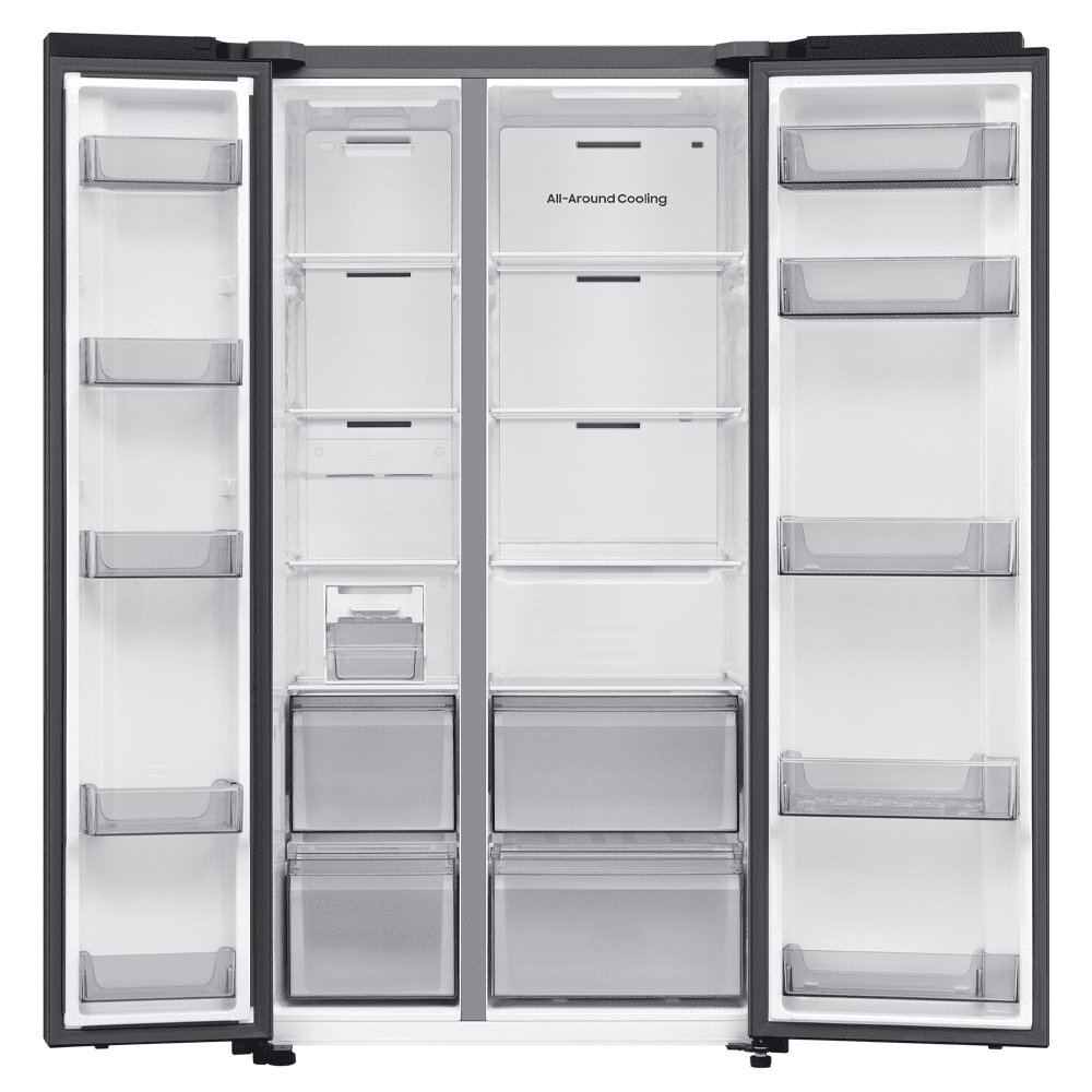 Samsung Bespoke AI Series 6 SpaceMax American Fridge Freezer Non Ice & Water RS70F65QEFEU - BLACK Samsung Bespoke AI Series 6 SpaceMax American Fridge Freezer Non Ice & Water RS70F65QEFEU - BLACK