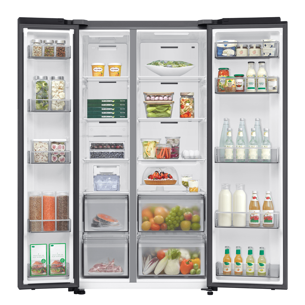 Samsung Bespoke AI Series 6 SpaceMax American Fridge Freezer Non Ice & Water RS70F65QEFEU - BLACK Samsung Bespoke AI Series 6 SpaceMax American Fridge Freezer Non Ice & Water RS70F65QEFEU - BLACK