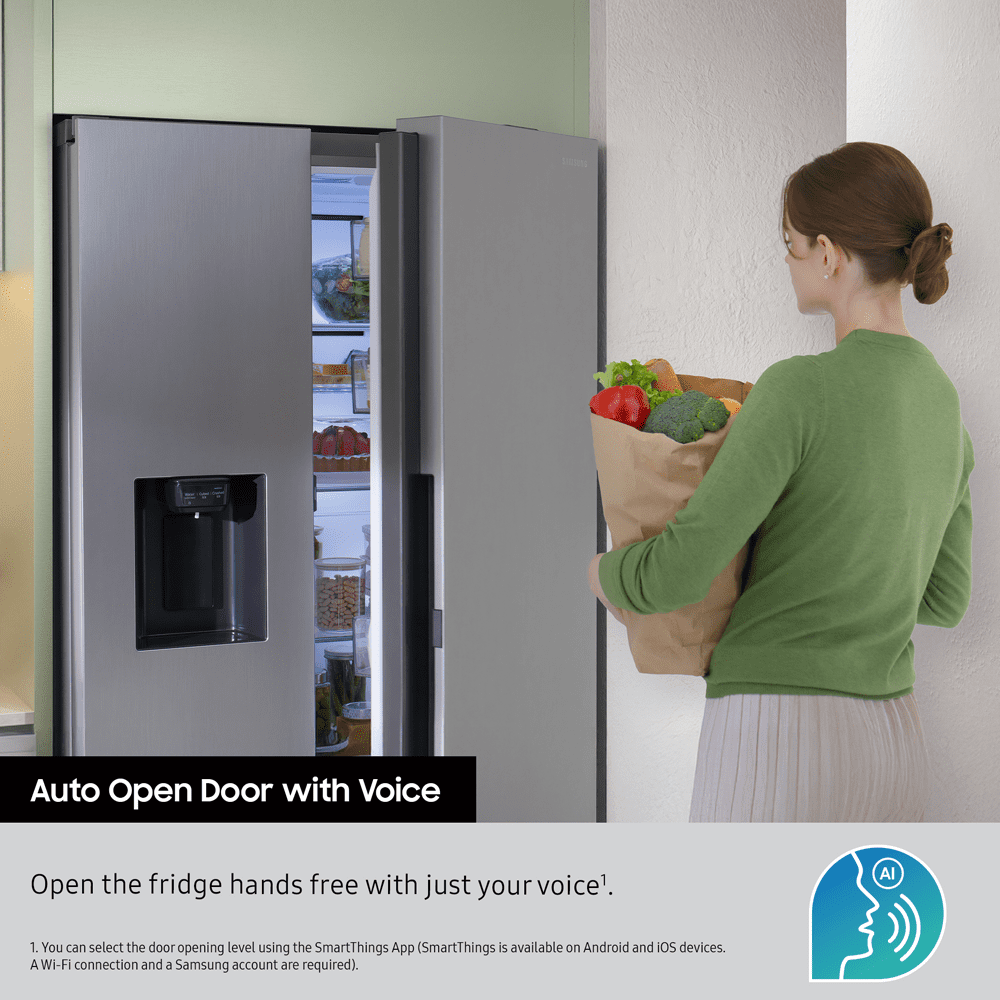 Samsung Series 8 American Fridge Freezer With Ice & Water RS80F64KEFEU - Black Samsung Series 8 American Fridge Freezer With Ice & Water RS80F64KEFEU - Black