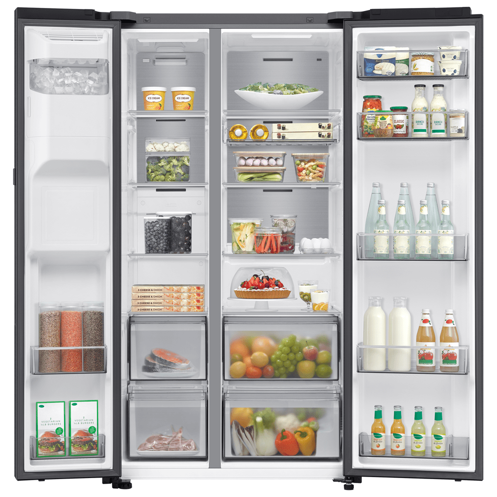 Samsung Series 8 American Fridge Freezer With Ice & Water RS80F64KEFEU - Black Samsung Series 8 American Fridge Freezer With Ice & Water RS80F64KEFEU - Black