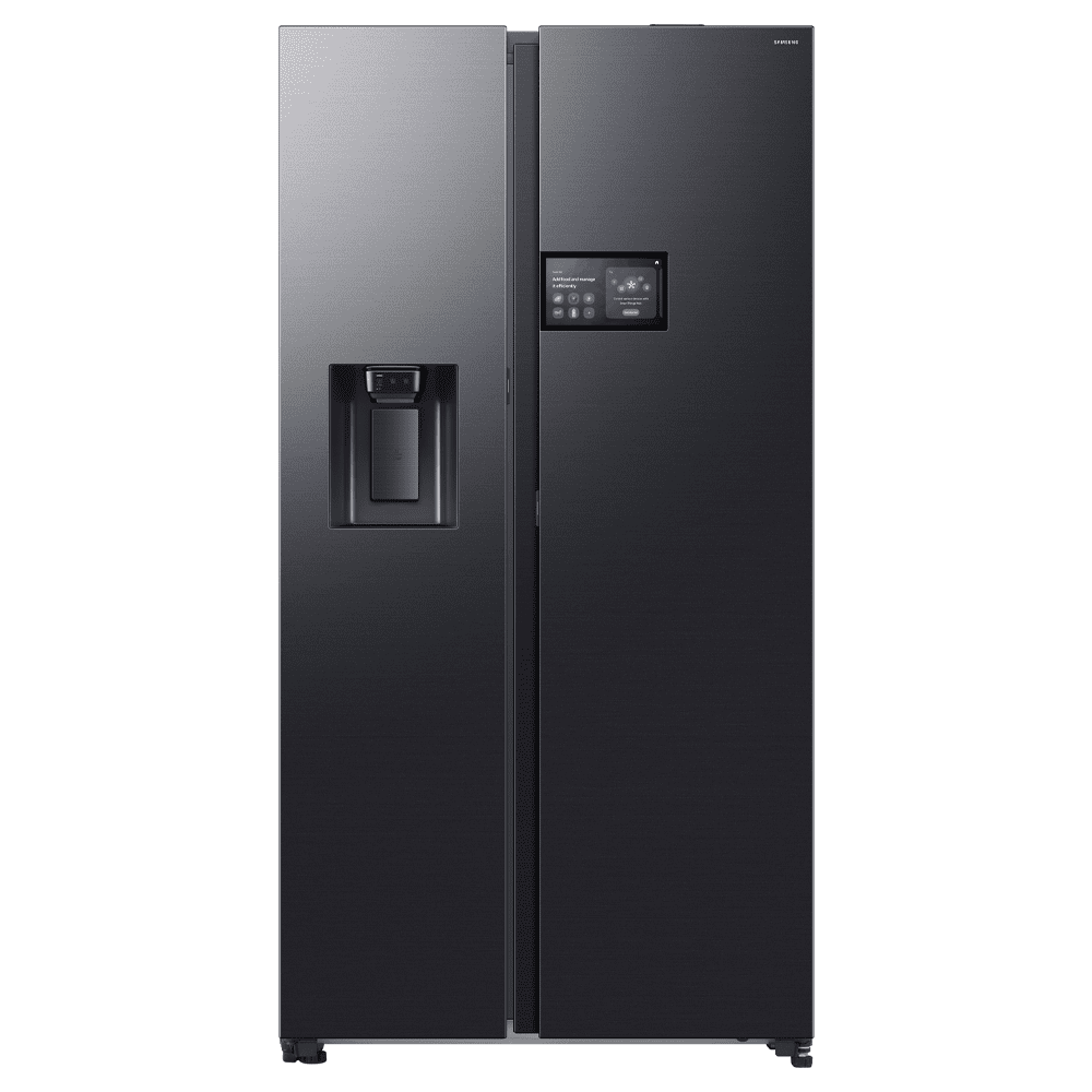 Samsung  American Fridge Freezer With Ice & Water RS90F64EDFEU - BLACK STEEL