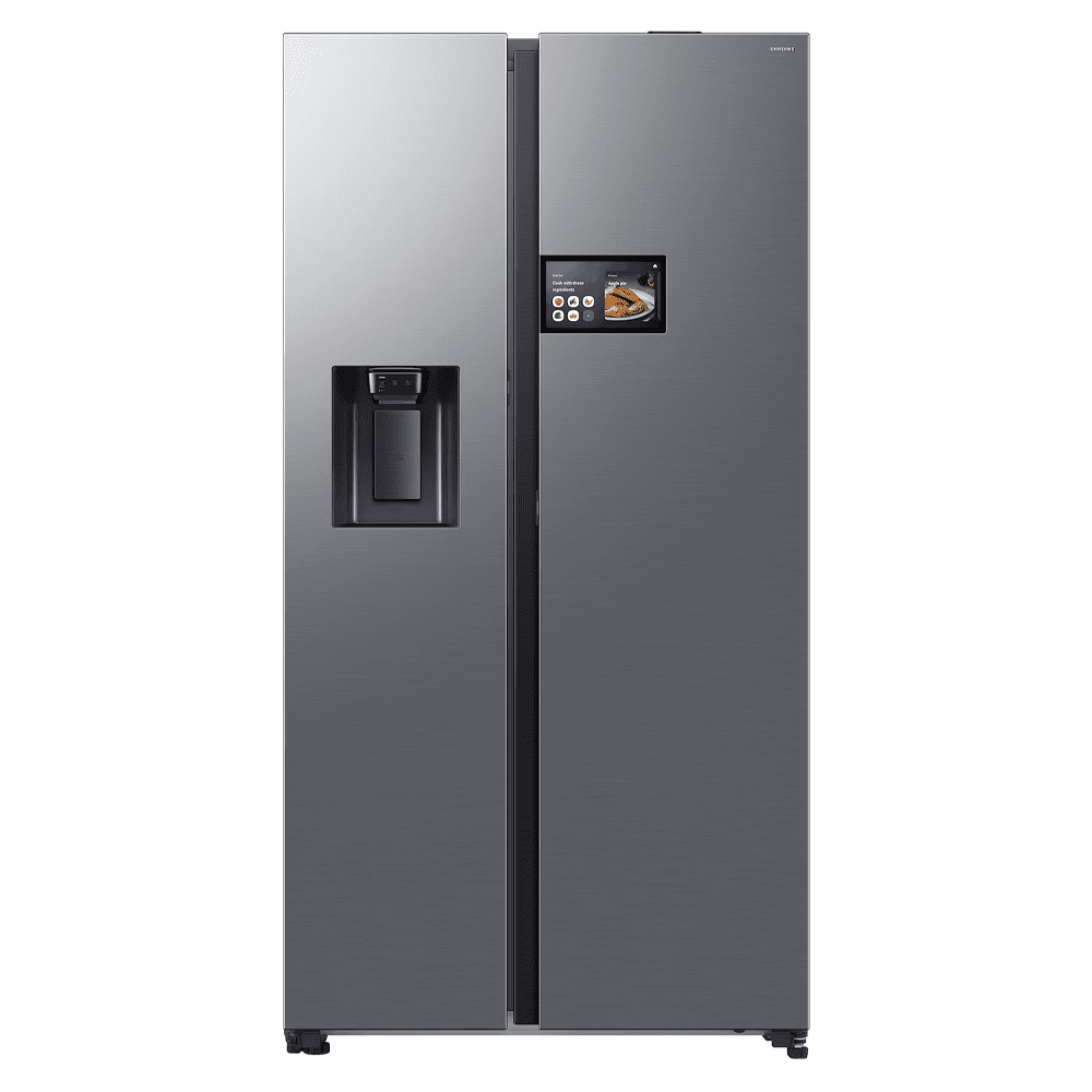 Samsung  American Fridge Freezer With Ice & Water RS90F64EETEU - Stainless Steel