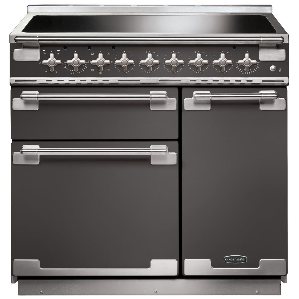 Rangemaster  Elise 90cm Induction Range Cooker 107930 ELS90EISL/ - Slate