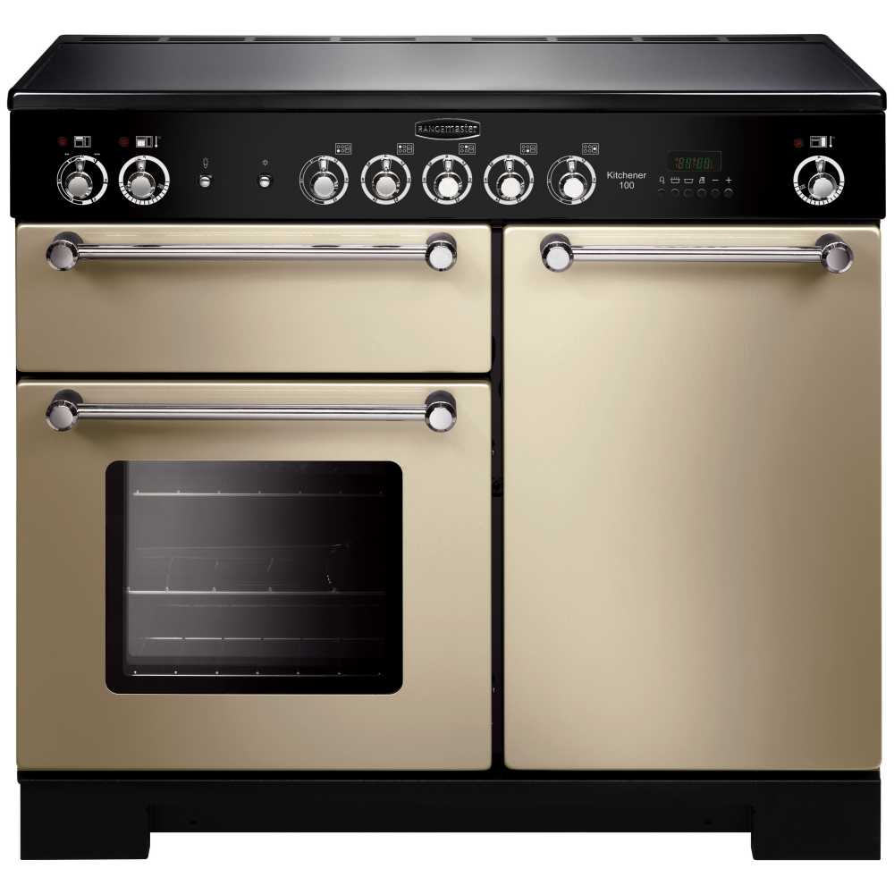 Rangemaster  Kitchener 100cm Ceramic Range Cooker 112840 KCH100ECCR/C - Cream