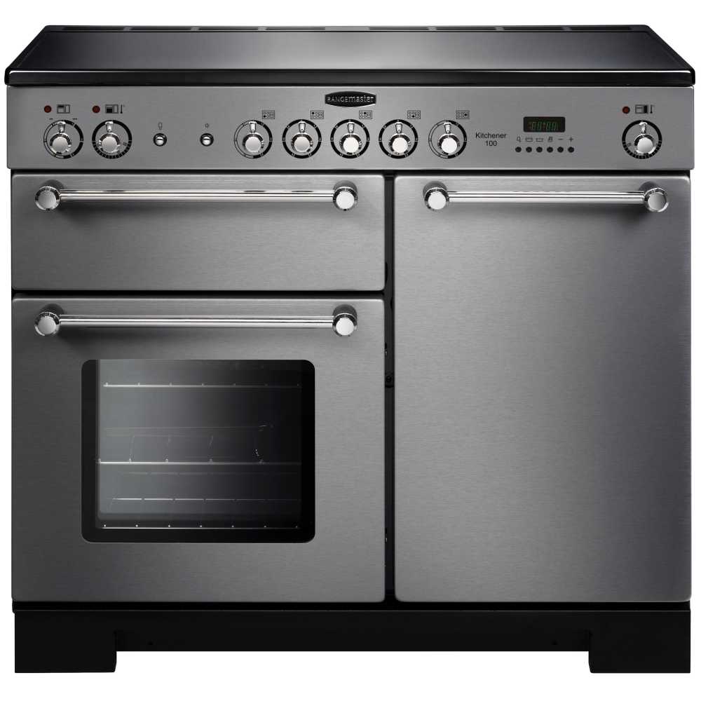 Rangemaster  Kitchener 100cm Ceramic Range Cooker 112830 KCH100ECSS/C - Stainless Steel