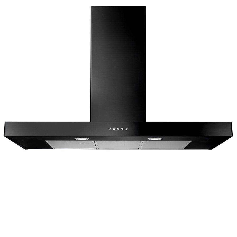 Rangemaster UNBHDS90BL 90cm Flat Chimney Hood - BLACK Rangemaster UNBHDS90BL 90cm Flat Chimney Hood - BLACK