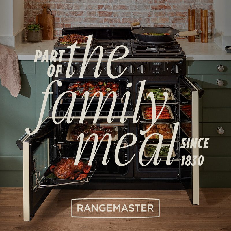 Rangemaster Classic Deluxe 90cm Induction Range Cooker Antique Brass Trim 18406 CLDL90EIPHTH/AB1 - Heather Rangemaster Classic Deluxe 90cm Induction Range Cooker Antique Brass Trim 18406 CLDL90EIPHTH/AB1 - Heather