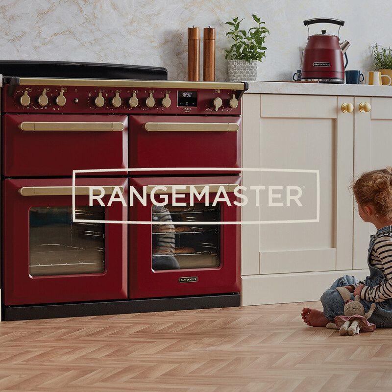 Rangemaster Estel Deluxe BC 110cm Induction Range Cooker With Chrome Trim 15302 ESDLB110EIPBOR/CM1 - Bordeaux Rangemaster Estel Deluxe BC 110cm Induction Range Cooker With Chrome Trim 15302 ESDLB110EIPBOR/CM1 - Bordeaux