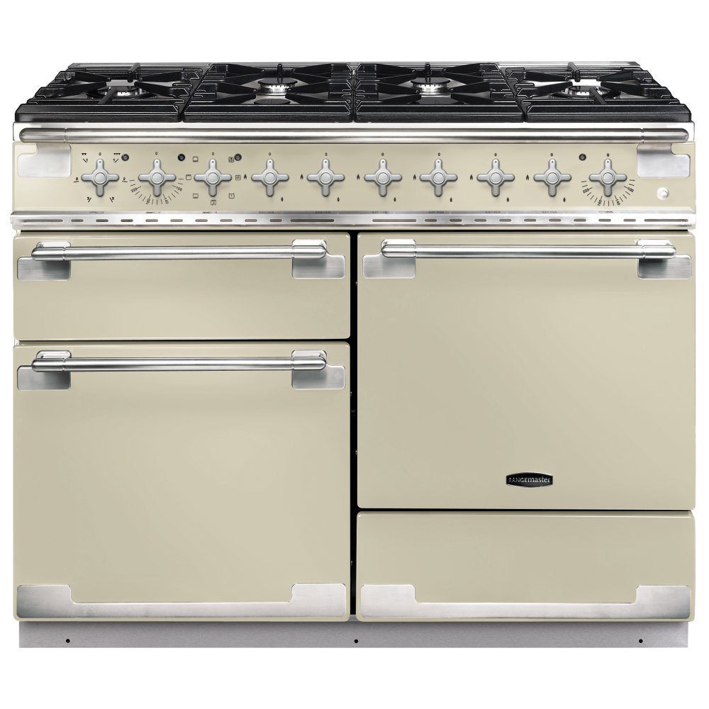 Rangemaster  Elise 110cm Dual Fuel Range Cooker 94210 ELS110DFFCR/ - Cream
