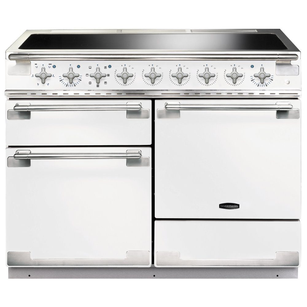 Rangemaster  Elise 110cm Induction Range Cooker 100370 ELS110EIWH/ - White