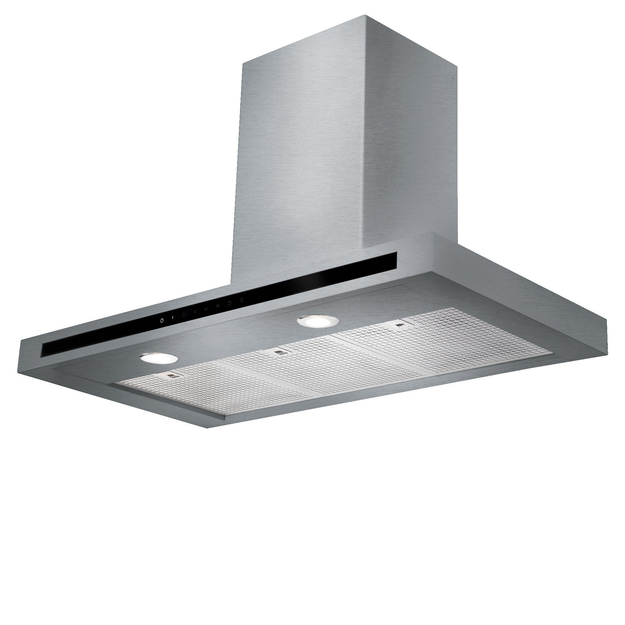 Rangemaster  100cm Hi Lite Flat Chimney Hood HLTHDS100SS/ - Stainless Steel