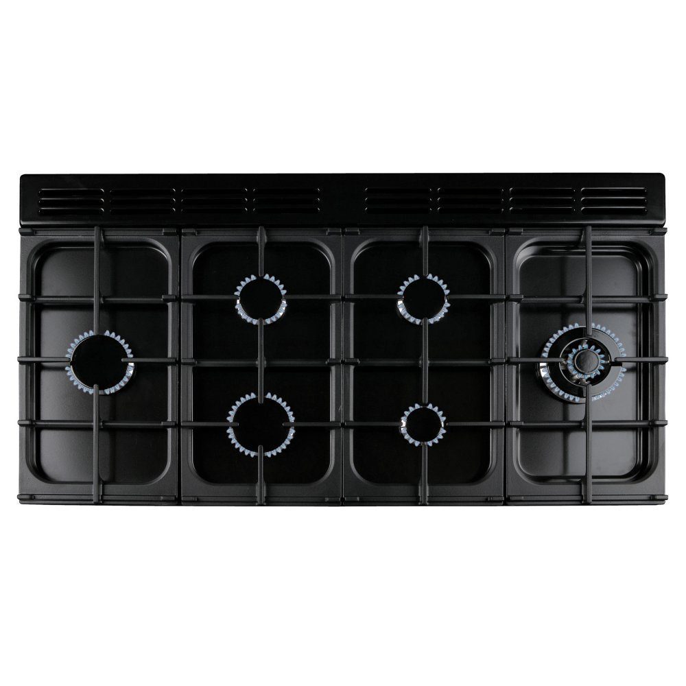 Rangemaster Kitchener 110cm Dual Fuel Range Cooker 76280 KCH110DFFBL/C - Black Rangemaster Kitchener 110cm Dual Fuel Range Cooker 76280 KCH110DFFBL/C - Black