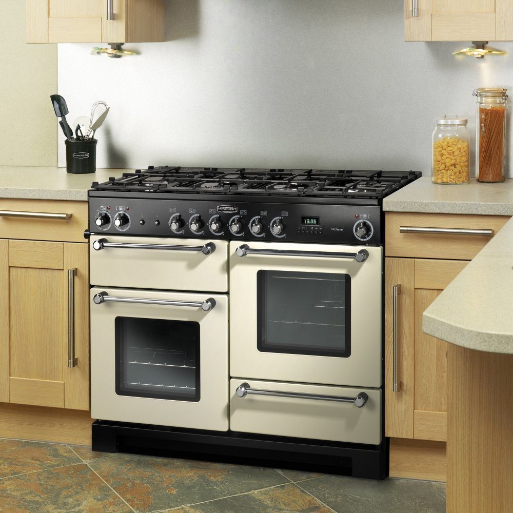 Rangemaster Kitchener 110cm Dual Fuel Range Cooker 76770 KCH110DFFCR/C - Cream Rangemaster Kitchener 110cm Dual Fuel Range Cooker 76770 KCH110DFFCR/C - Cream