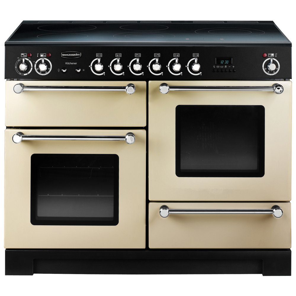 Rangemaster  Kitchener 110cm Ceramic Range Cooker 78880 KCH110ECCR/C - Cream