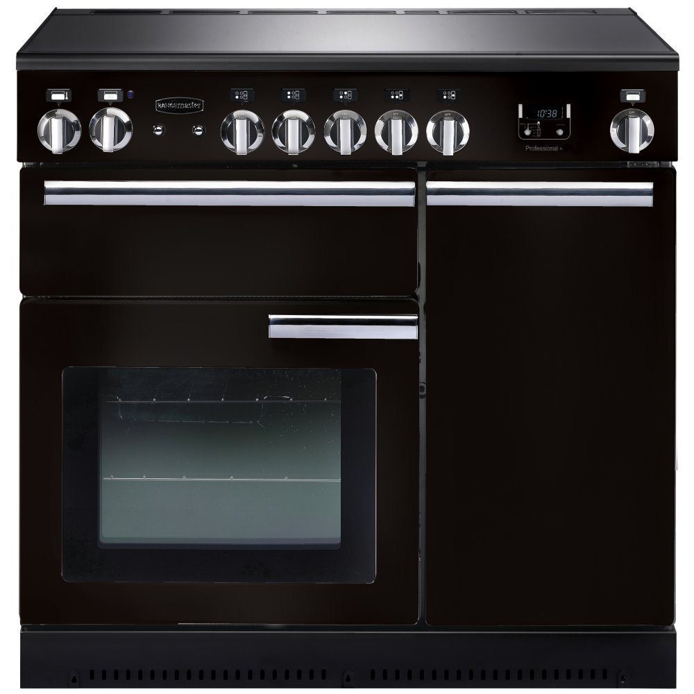 Rangemaster  Professional Plus 90cm Induction Range Cooker 91730 PROP90EIGB/C - Black
