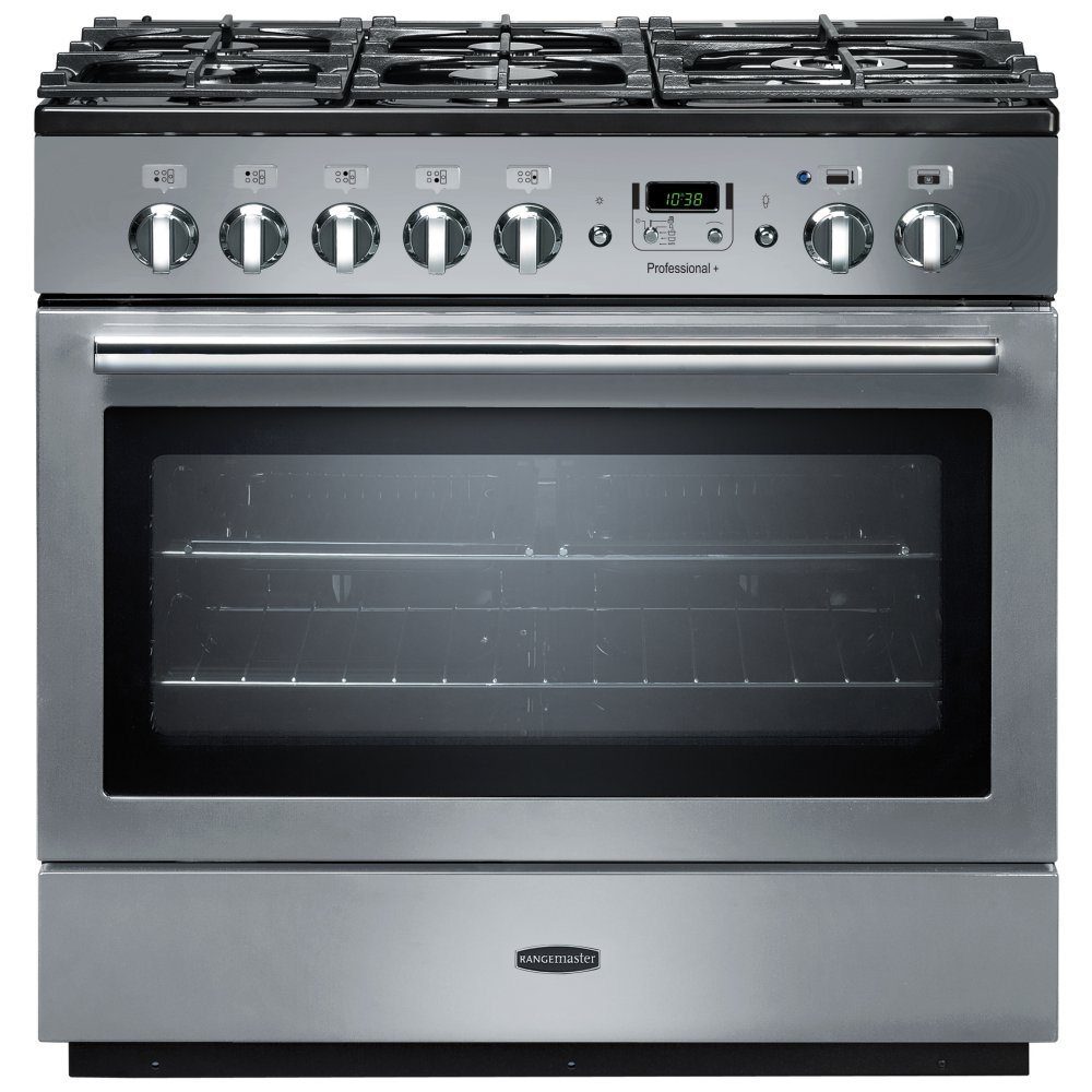 Rangemaster  Professional Plus FX 90cm Dual Fuel Range Cooker 89060 PROP90FXDFFSS/C - Stainless Steel