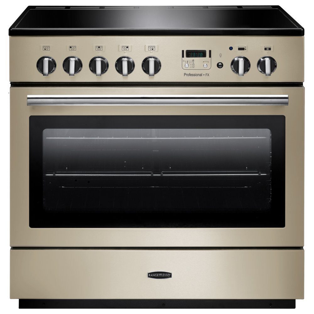 Rangemaster  Professional Plus FX 90cm Induction Range Cooker 96320 PROP90FXEICR/C - Cream