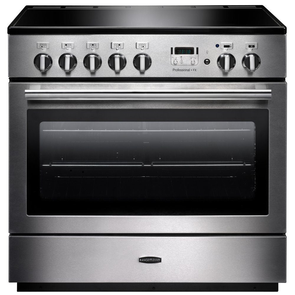 Rangemaster  Professional Plus FX 90cm Induction Range Cooker 96300 PROP90FXEISS/C - Stainless Steel