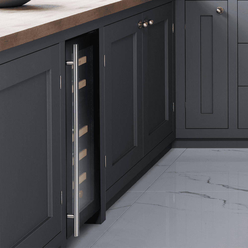 Rangemaster 30cm Undercounter Dual Zone Wine Cooler RWC3018BL/ - Black Rangemaster 30cm Undercounter Dual Zone Wine Cooler RWC3018BL/ - Black
