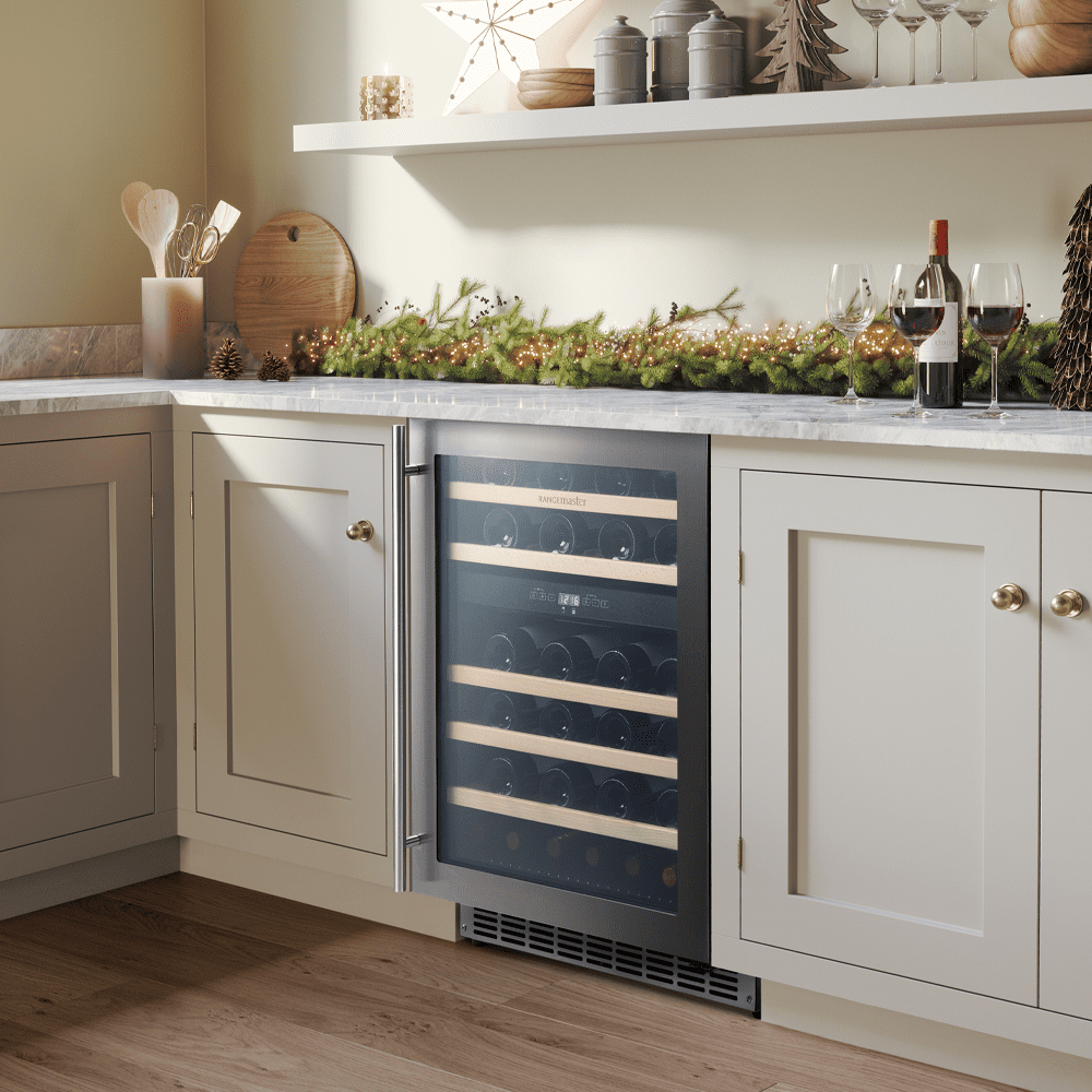 Rangemaster 60cm Undercounter Dual Zone Wine Cooler RDZ6046SS/ - Stainless Steel Rangemaster 60cm Undercounter Dual Zone Wine Cooler RDZ6046SS/ - Stainless Steel