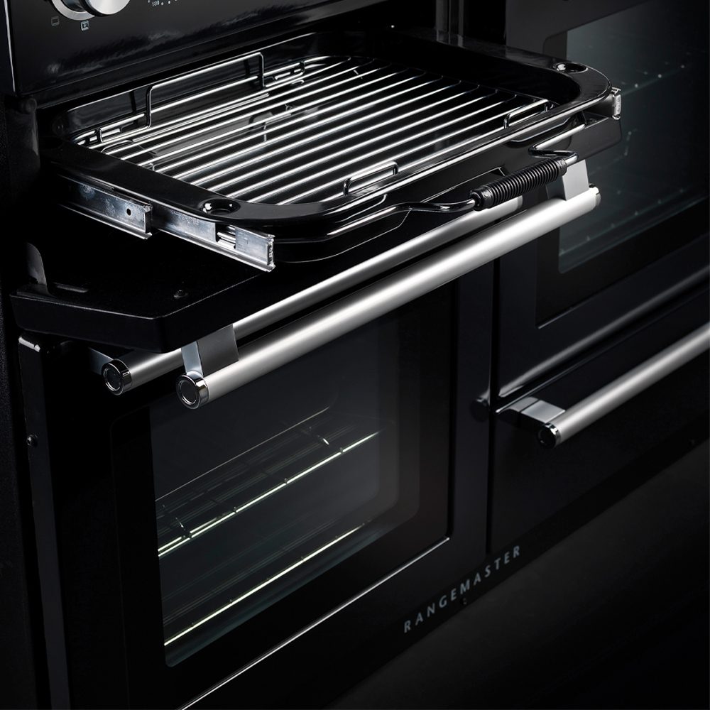 Rangemaster Nexus 90cm Dual Fuel Range Cooker 104680 NEX90DFFBL/C - BLACK Rangemaster Nexus 90cm Dual Fuel Range Cooker 104680 NEX90DFFBL/C - BLACK