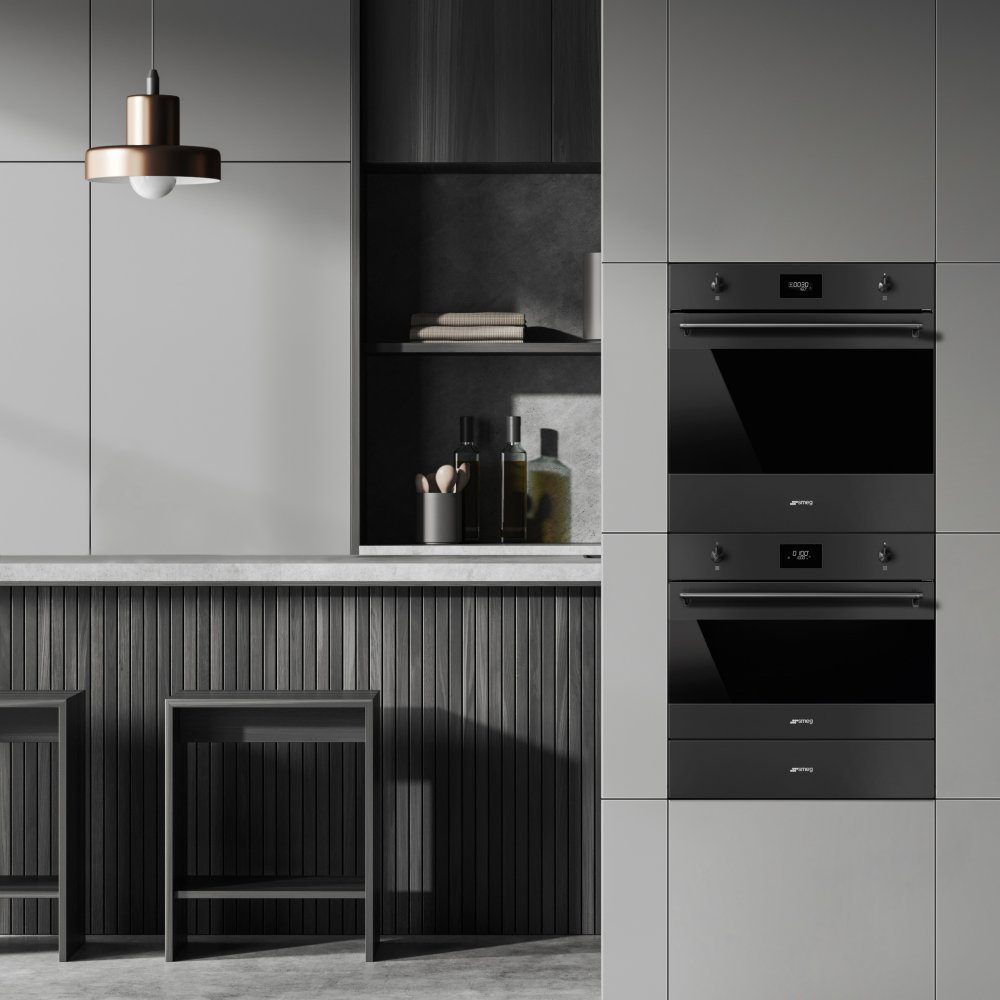 Smeg Classic Pyrolytic Multifunction Single Oven SFP6301TVN - Matte Black Smeg Classic Pyrolytic Multifunction Single Oven SFP6301TVN - Matte Black
