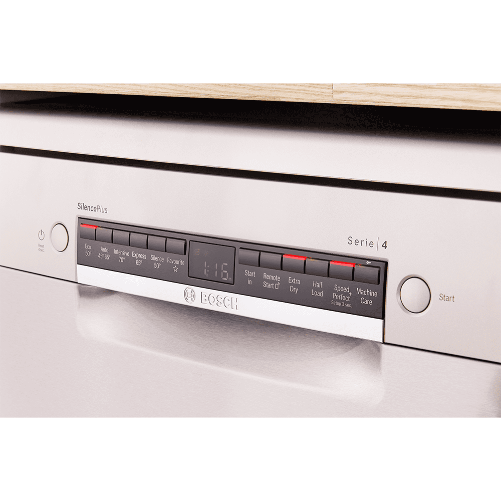 Bosch 60cm Series 4 Freestanding Dishwasher SMS4EMI06G - Silver Bosch 60cm Series 4 Freestanding Dishwasher SMS4EMI06G - Silver