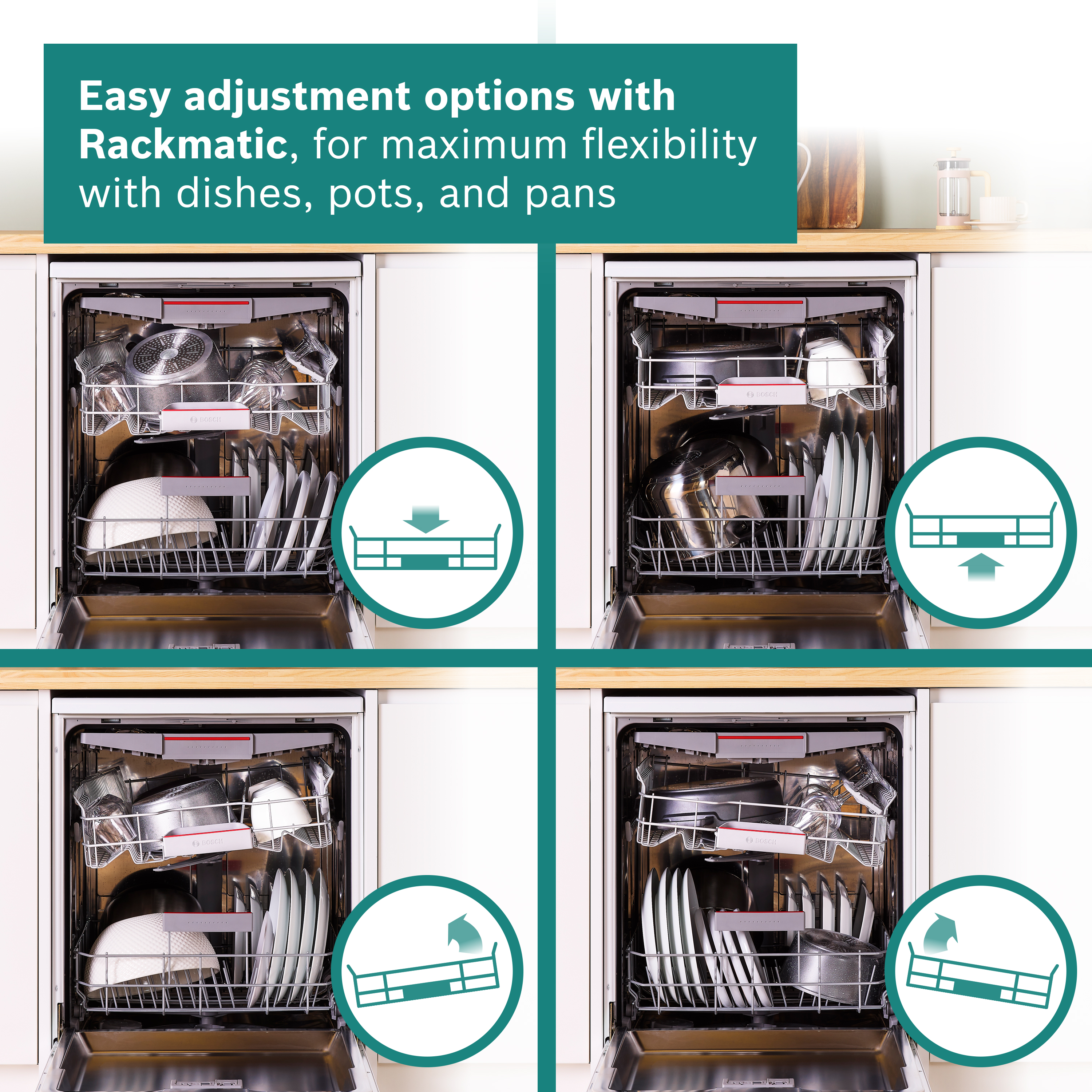 Bosch 60cm Series 4 Freestanding Dishwasher SMS4EMW06G - White Bosch 60cm Series 4 Freestanding Dishwasher SMS4EMW06G - White