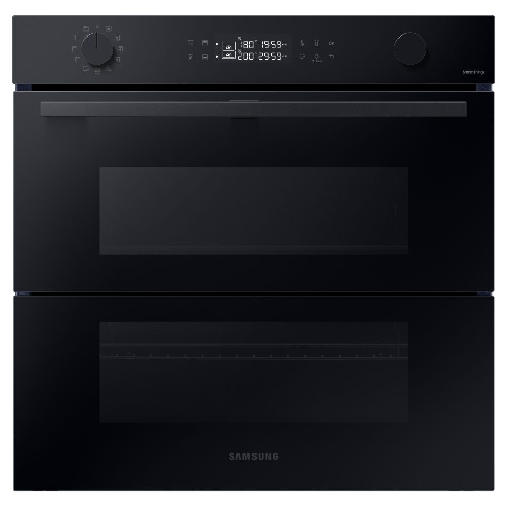 Samsung  Series 4 Pyrolytic Dual Cook Flex Multifunction Single Oven NV7B45305AK - Black
