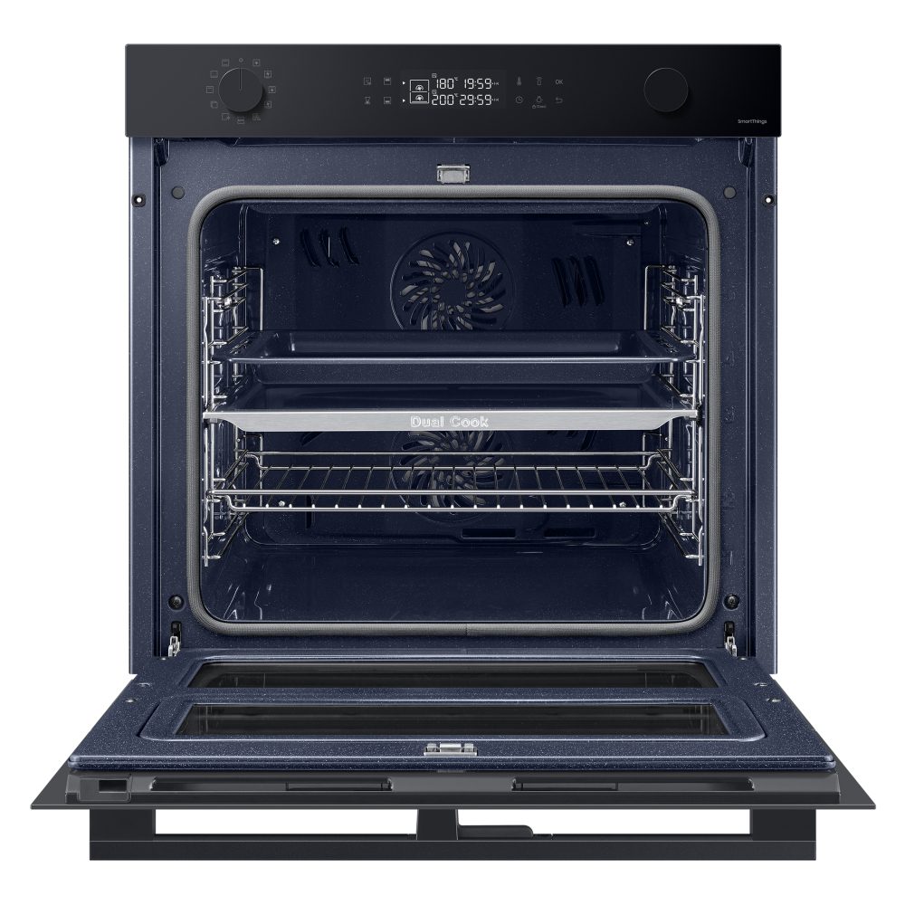 Samsung Series 4 Pyrolytic Dual Cook Flex Multifunction Single Oven NV7B45305AK - Black Samsung Series 4 Pyrolytic Dual Cook Flex Multifunction Single Oven NV7B45305AK - Black