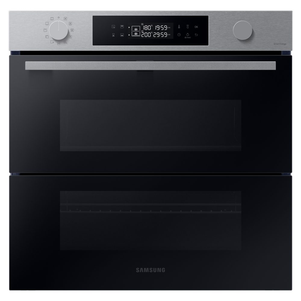 Samsung  Series 4 Pyrolytic Dual Cook Flex Multifunction Single Oven NV7B45305AS - Stainless Steel